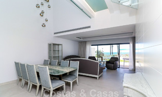 Move-in ready, modernist terraced house with frontal sea views for sale just a few minutes' walk from Estepona town center 786343 