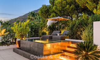 Move-in ready, modernist luxury house with private pool for sale in Sierra Blanca on Marbella's Golden Mile 786642 