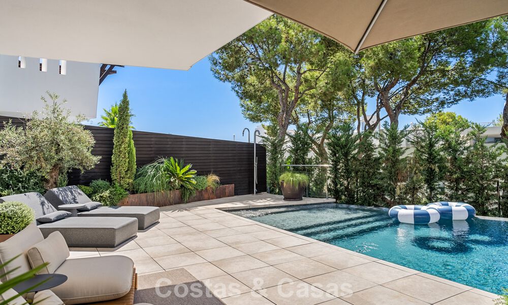 Move-in ready, modernist luxury house with private pool for sale in Sierra Blanca on Marbella's Golden Mile 786650