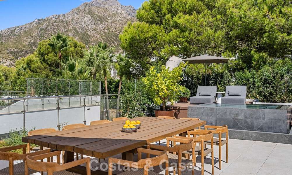Move-in ready, modernist luxury house with private pool for sale in Sierra Blanca on Marbella's Golden Mile 786655