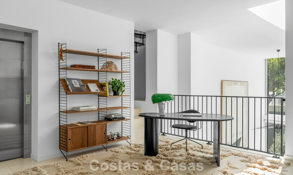 Move-in ready, modernist luxury house with private pool for sale in Sierra Blanca on Marbella's Golden Mile 786662