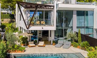 Move-in ready, modernist luxury house with private pool for sale in Sierra Blanca on Marbella's Golden Mile 786664 