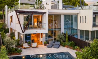 Move-in ready, modernist luxury house with private pool for sale in Sierra Blanca on Marbella's Golden Mile 786665 