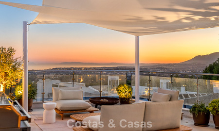 Move-in ready, modernist luxury house with private pool for sale in Sierra Blanca on Marbella's Golden Mile 786667