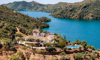 Traditional Spanish finca for sale in a green setting on Lake Istan, near Marbella, Costa del Sol 786604 