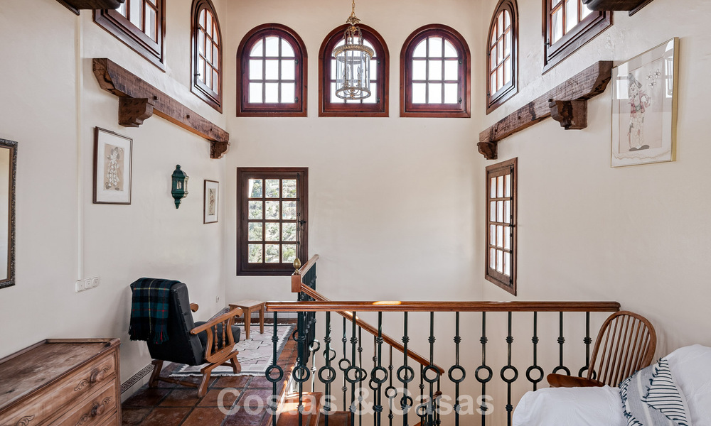 Traditional Spanish finca for sale in a green setting on Lake Istan, near Marbella, Costa del Sol 786606