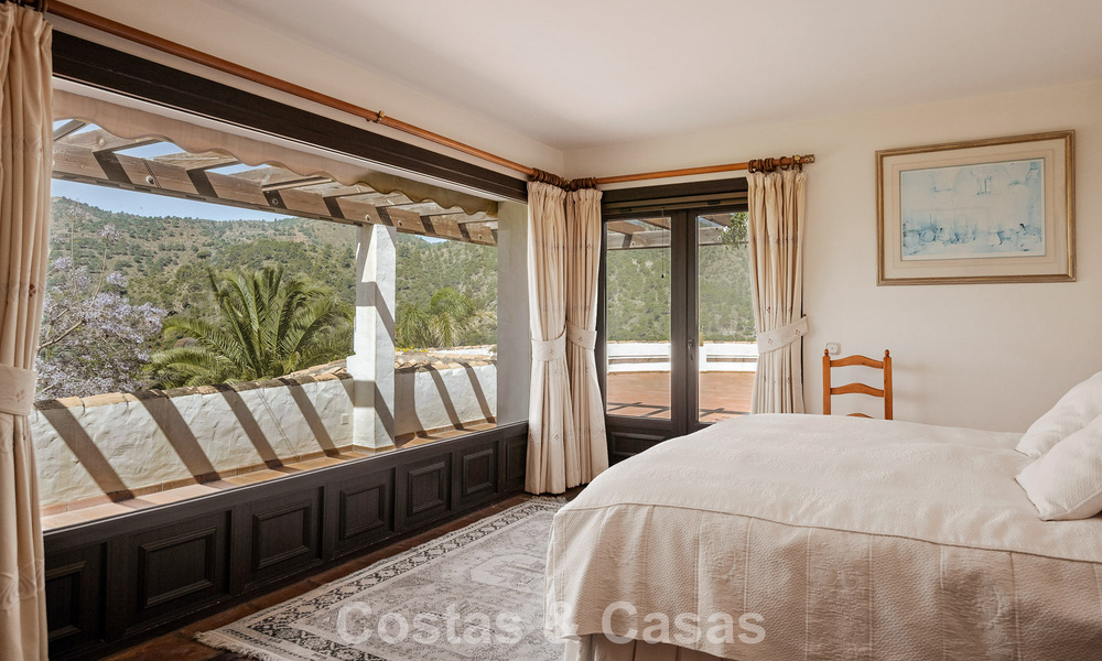Traditional Spanish finca for sale in a green setting on Lake Istan, near Marbella, Costa del Sol 786608