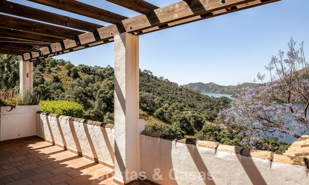 Traditional Spanish finca for sale in a green setting on Lake Istan, near Marbella, Costa del Sol 786611