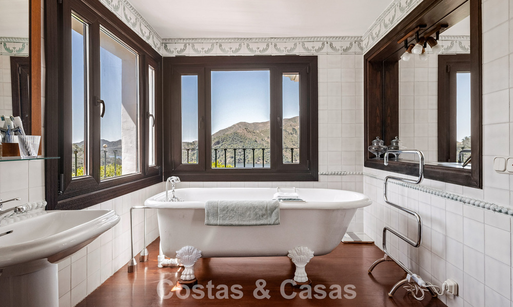 Traditional Spanish finca for sale in a green setting on Lake Istan, near Marbella, Costa del Sol 786613