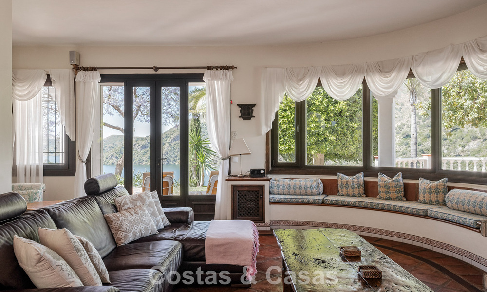Traditional Spanish finca for sale in a green setting on Lake Istan, near Marbella, Costa del Sol 786621