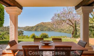 Traditional Spanish finca for sale in a green setting on Lake Istan, near Marbella, Costa del Sol 786625 