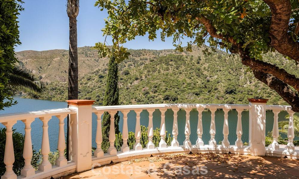 Traditional Spanish finca for sale in a green setting on Lake Istan, near Marbella, Costa del Sol 786636