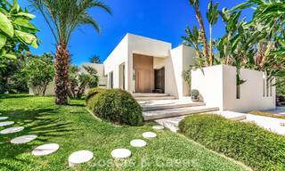 Modernist, single-story luxury villa for sale just steps from the beach east of Marbella center 786769 