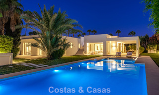 Modernist, single-story luxury villa for sale just steps from the beach east of Marbella center 786775 