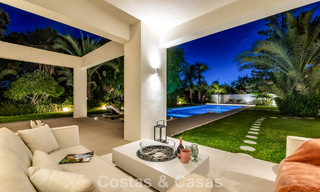 Modernist, single-story luxury villa for sale just steps from the beach east of Marbella center 786777 