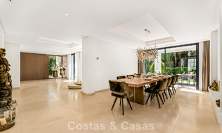 Modernist, single-story luxury villa for sale just steps from the beach east of Marbella center 786780 