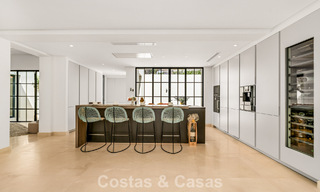Modernist, single-story luxury villa for sale just steps from the beach east of Marbella center 786782 