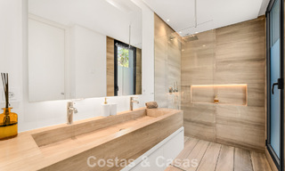 Modernist, single-story luxury villa for sale just steps from the beach east of Marbella center 786790 