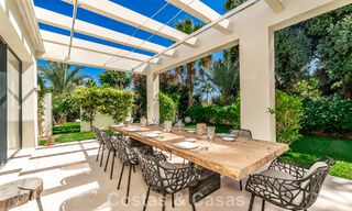 Modernist, single-story luxury villa for sale just steps from the beach east of Marbella center 786796 