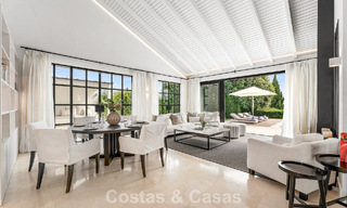 Modernized family villa for sale in a desirable golf setting in Nueva Andalucia, Marbella 786821 