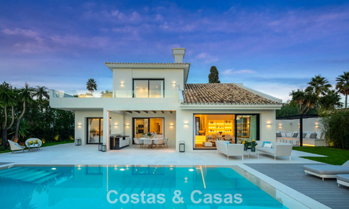 Modernized family villa for sale in a desirable golf setting in Nueva Andalucia, Marbella 786839