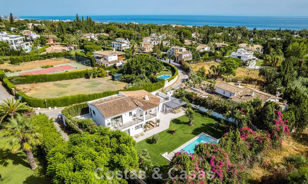 Luxuriously renovated villa with sea views for sale on Marbella's Golden Mile 786934