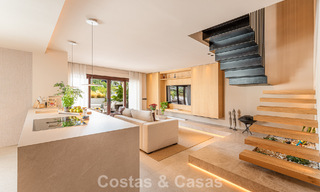 Contemporary duplex penthouse for sale in a gated urbanization on Marbella's prestigious Golden Mile 786984 