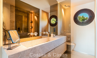 Contemporary duplex penthouse for sale in a gated urbanization on Marbella's prestigious Golden Mile 786985 