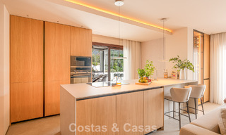Contemporary duplex penthouse for sale in a gated urbanization on Marbella's prestigious Golden Mile 786990 