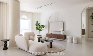 Contemporary renovated penthouse with private pool and panoramic sea views for sale on Marbella's Golden Mile 787005 