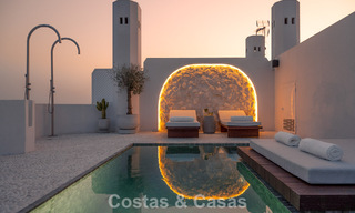 Contemporary renovated penthouse with private pool and panoramic sea views for sale on Marbella's Golden Mile 787011 