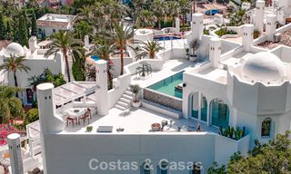 Contemporary renovated penthouse with private pool and panoramic sea views for sale on Marbella's Golden Mile 787022 