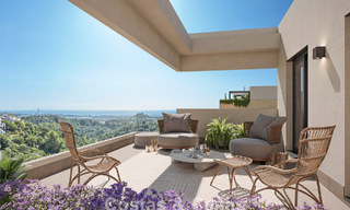 Launch! Off-plan, innovative apartments for sale with sea views in the hills of Marbella East 787024 