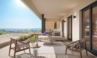 Launch! Off-plan, innovative apartments for sale with sea views in the hills of Marbella East 787025 