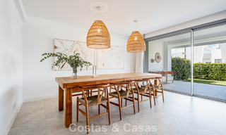Move-in ready, modern, spacious 4-bedroom apartment for sale with a large private garden in a luxury resort east of Marbella center 787093 