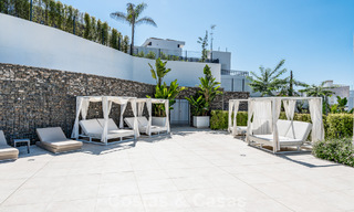 Move-in ready, modern, spacious 4-bedroom apartment for sale with a large private garden in a luxury resort east of Marbella center 787098 