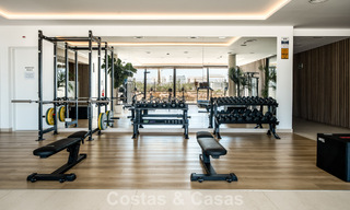 Move-in ready, modern, spacious 4-bedroom apartment for sale with a large private garden in a luxury resort east of Marbella center 787106 