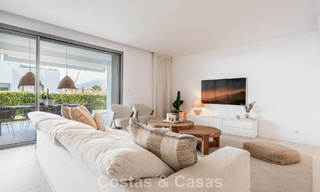 Move-in ready, modern, spacious 4-bedroom apartment for sale with a large private garden in a luxury resort east of Marbella center 787115 