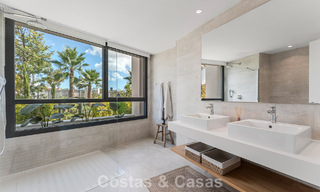 Move-in ready, modern, spacious 4-bedroom apartment for sale with a large private garden in a luxury resort east of Marbella center 797839 