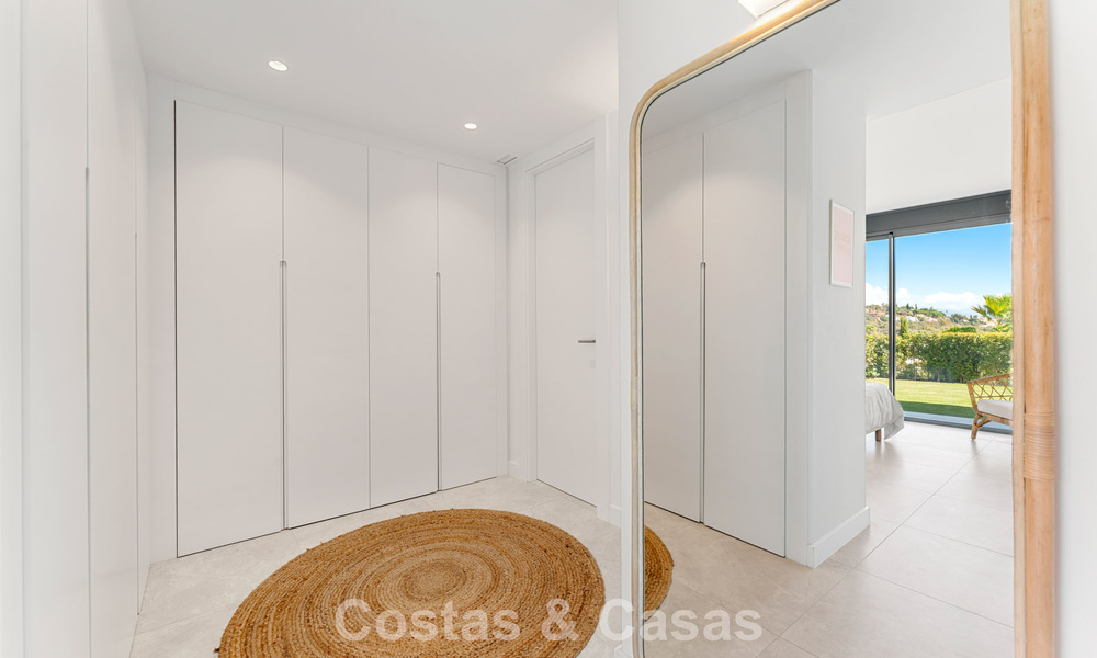 Move-in ready, modern, spacious 4-bedroom apartment for sale with a large private garden in a luxury resort east of Marbella center 797851