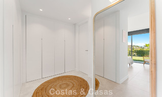 Move-in ready, modern, spacious 4-bedroom apartment for sale with a large private garden in a luxury resort east of Marbella center 797851 