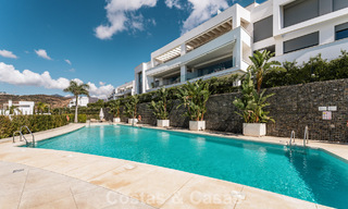 Move-in ready, modern, spacious 4-bedroom apartment for sale with a large private garden in a luxury resort east of Marbella center 797866 