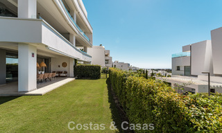 Move-in ready, modern, spacious 4-bedroom apartment for sale with a large private garden in a luxury resort east of Marbella center 797867 