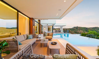 Sophisticated villa with panoramic views for sale in a gated community in La Quinta, Marbella - Benahavis 787352 