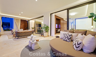 Luxury duplex apartment with sea views for sale in a prime Sierra Blanca complex on Marbella's Golden Mile 787551 