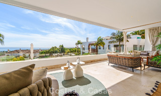 Luxury duplex apartment with sea views for sale in a prime Sierra Blanca complex on Marbella's Golden Mile 787554 