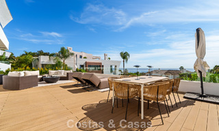 Luxury duplex apartment with sea views for sale in a prime Sierra Blanca complex on Marbella's Golden Mile 787560 