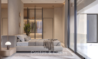 Exclusive, off-plan design villas with avant-garde architecture for sale 200m from the beach in Mijas Costa 787491 