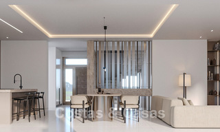Exclusive, off-plan design villas with avant-garde architecture for sale 200m from the beach in Mijas Costa 787494 