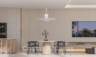 Exclusive, off-plan design villas with avant-garde architecture for sale 200m from the beach in Mijas Costa 787497 